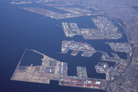 画像です。堺泉北港全景写真