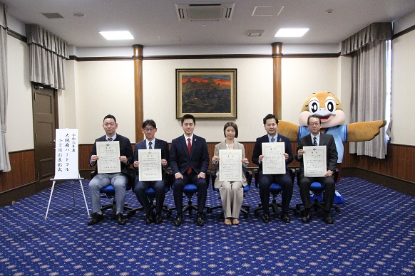 受賞者との記念撮影