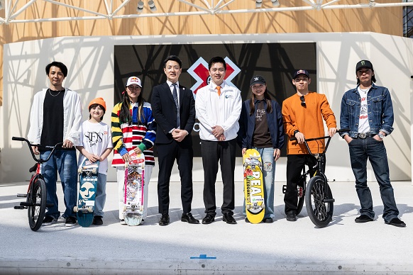 アスリートと知事