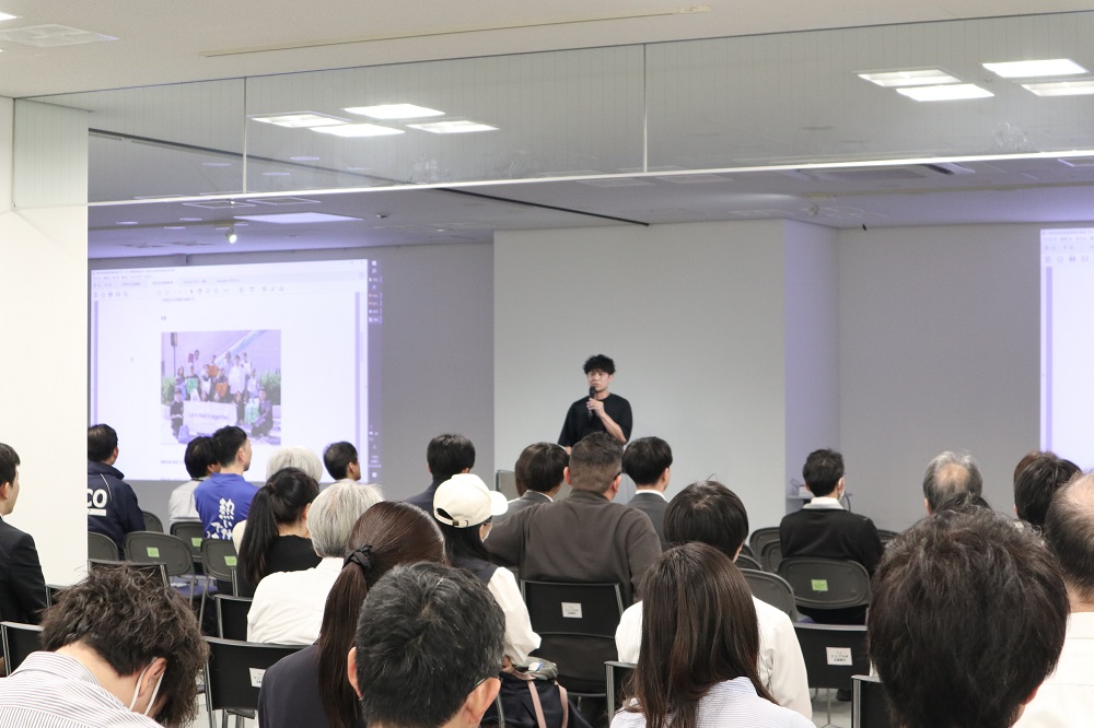 ピッチトークの様子（グリーンエイジさま）