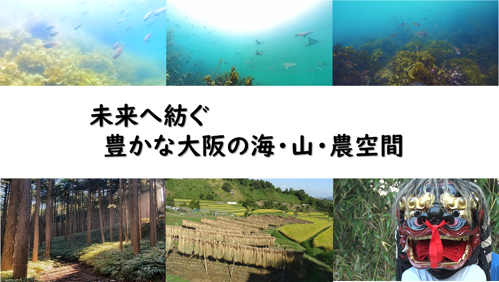 未来へ紡ぐ豊かな大阪の海・山・農空間