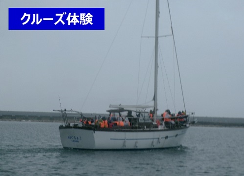 府政学習会「大阪湾でマリン体験をしよう!」のクルーズ体験の画像