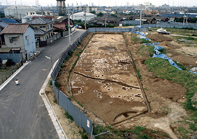 水源地遺跡の全景写真