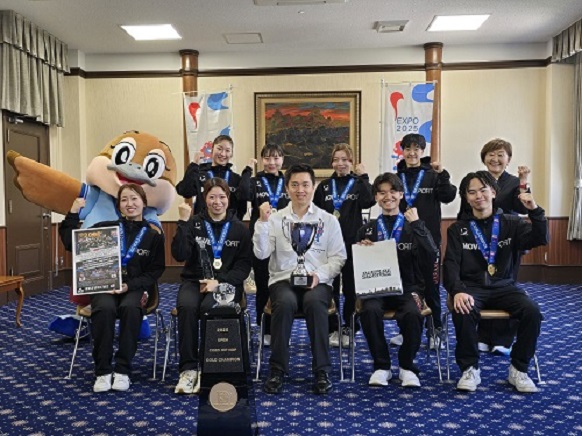 選手(関係者含む)と知事