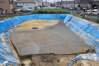 古墳時代の水田畦畔痕跡