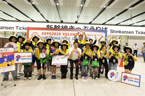 ボランティアと知事