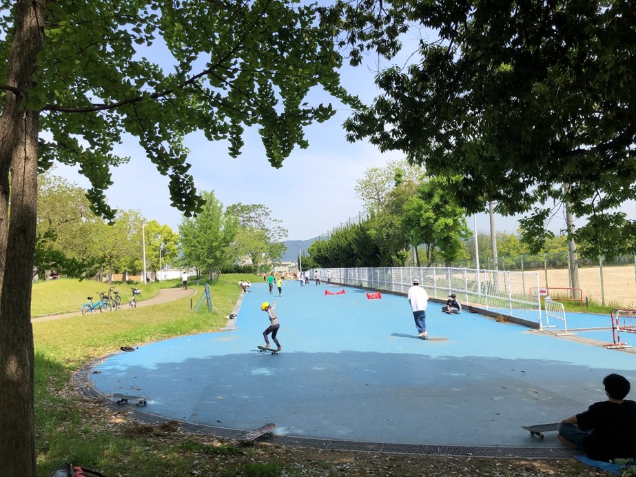 久宝寺緑地　スケートボードエリア