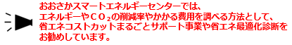 省エネコストカットまるごとサポート事業や省エネ最適化診断の利用を勧める画像