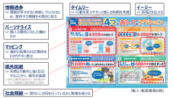 4つのおトクなアクション