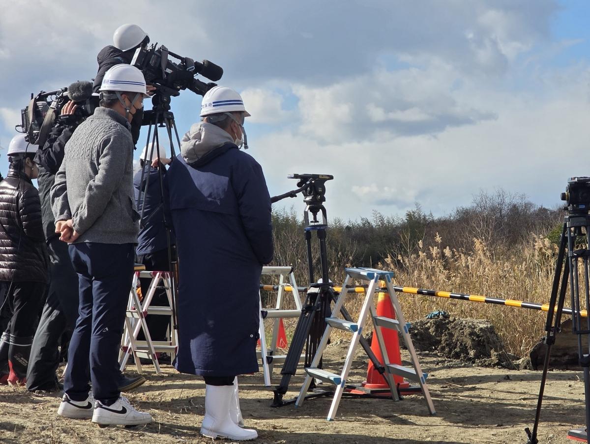掘り起こしの様子
