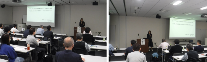 令和6年度第3回ビジネスセミナー講師講演写真