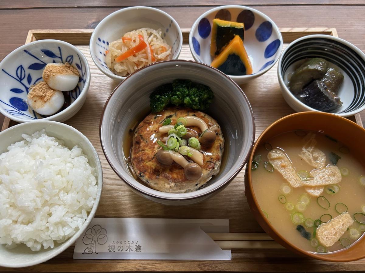 榎の木陰　豆腐ハンバーグ定食