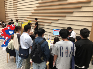 大学生のためのボランティアEXPOブースの様子