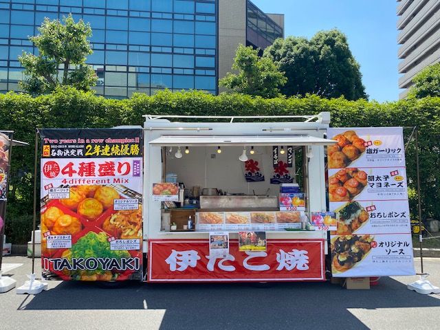 伊たこ焼きのキッチンカー