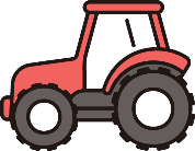 トラクターのイラスト