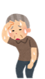 暑いイラスト