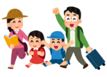 お出かけのイラスト