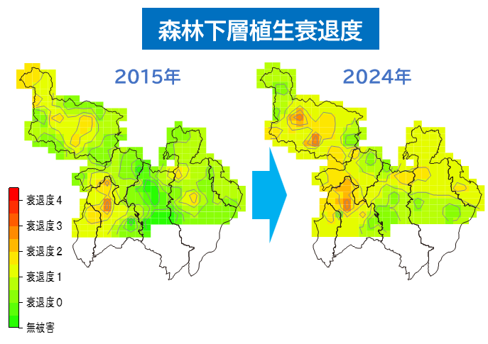 下層植生衰退度