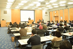 大学との共同研究に係るシンポジウム（研究成果発表会）会場写真