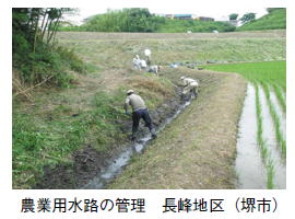 農業用水路の管理