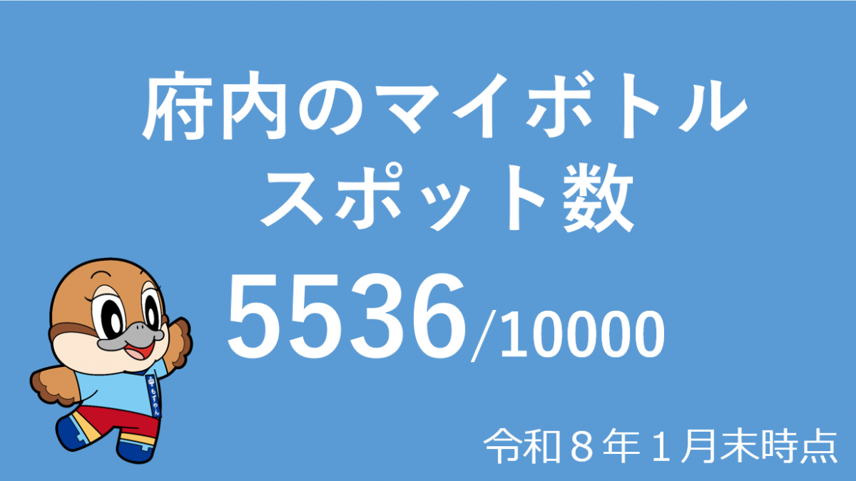 マイボトルスポット数カウント