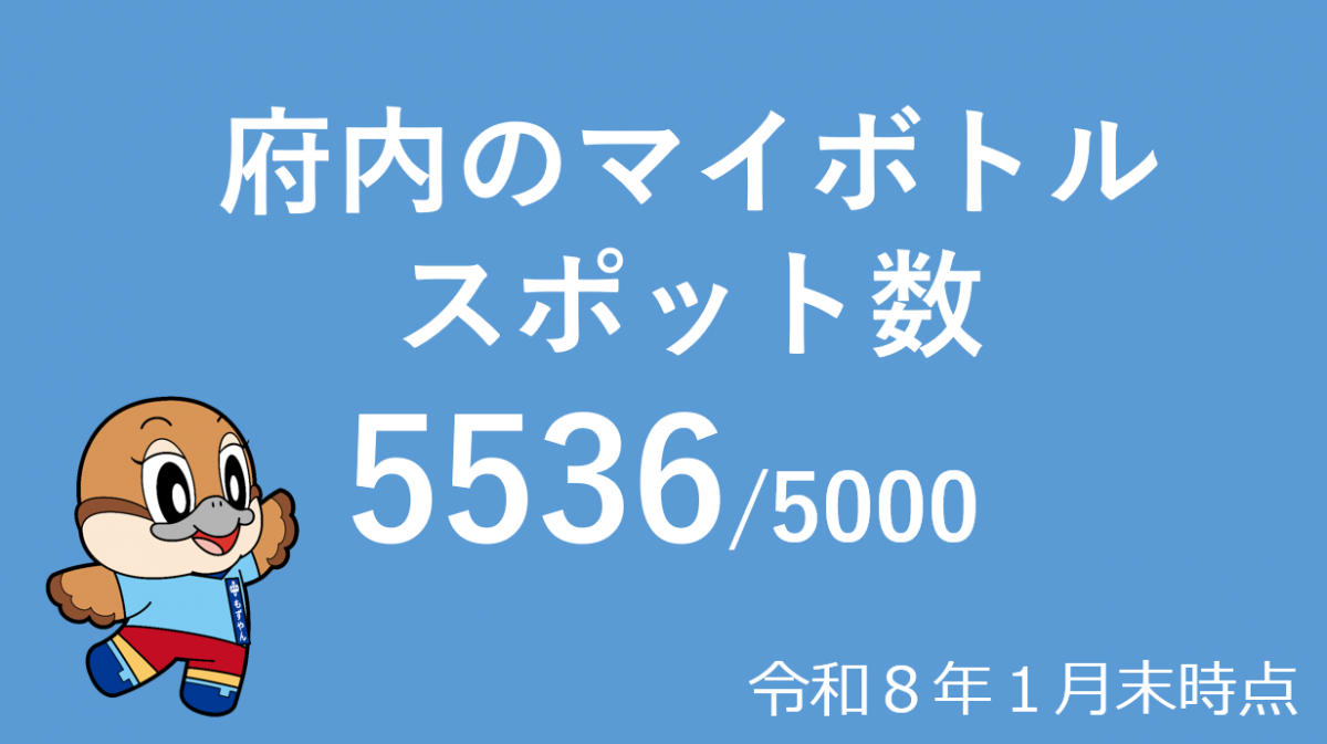 マイボトルスポット数カウント