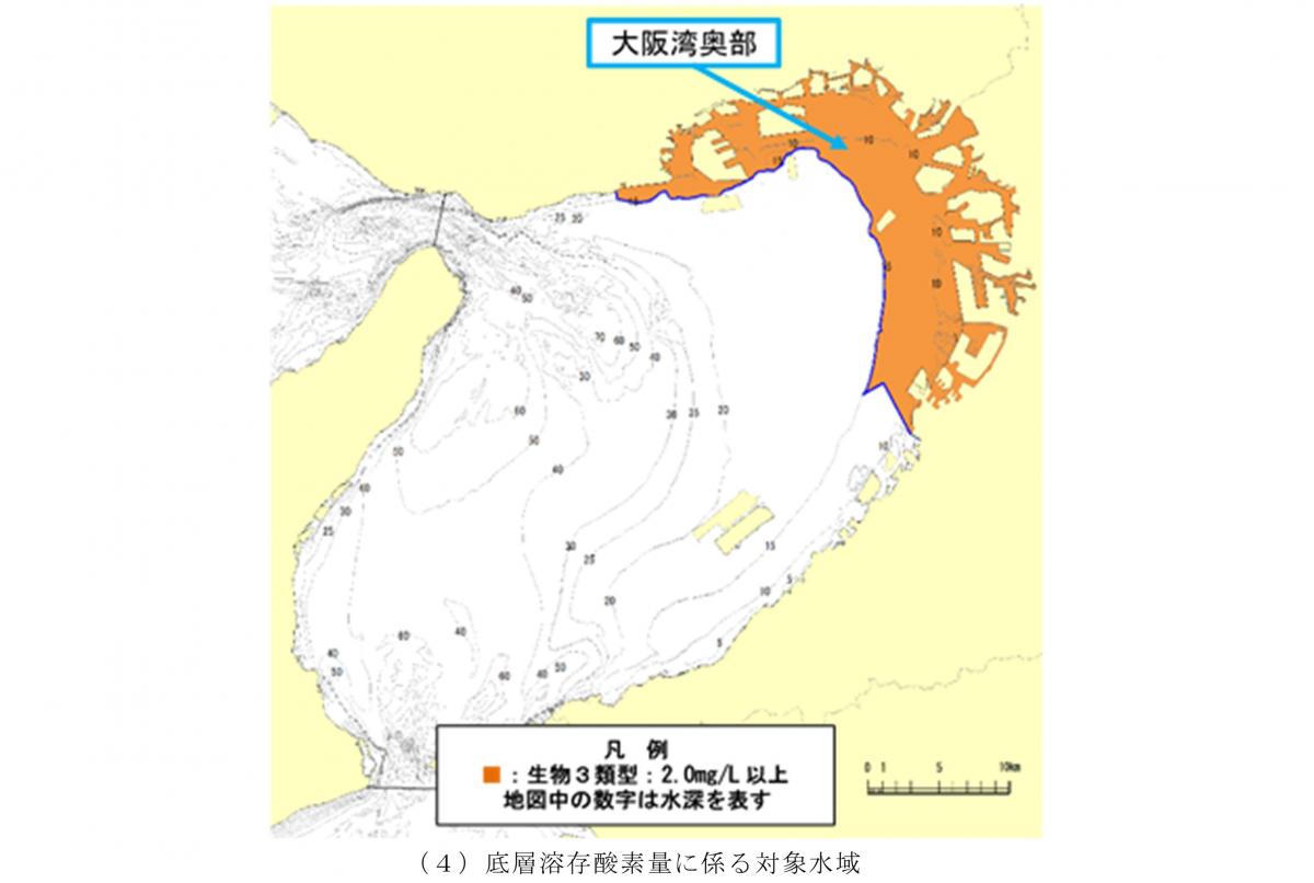 底層溶存酸素量に係る対象水域