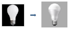 参考：白熱電球からLED電球への変更