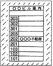 テナント案内表示