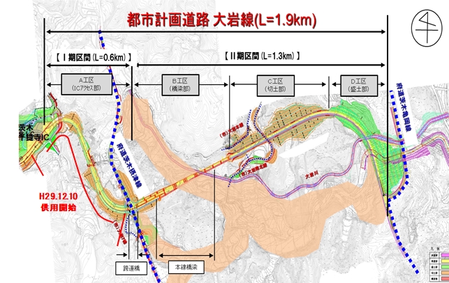 整備事業の位置図