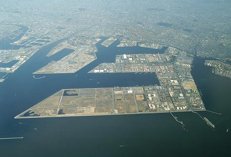 堺泉北港堺6区及び堺7区航空写真