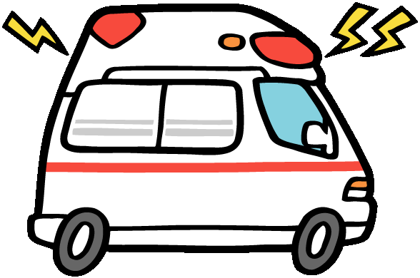 救急車のイラスト