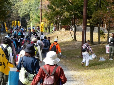 くろんど園地に到着