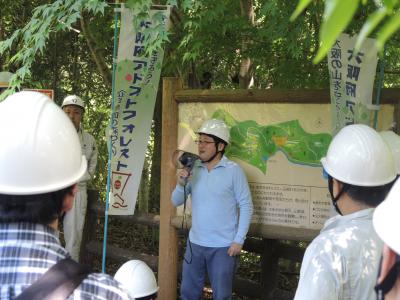 日立造船株式会社さんの挨拶の様子