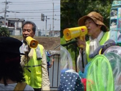 狭山の副池の会　岡田卓二さんと麻植洋子さん