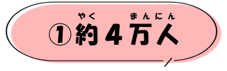 (1)約4万人