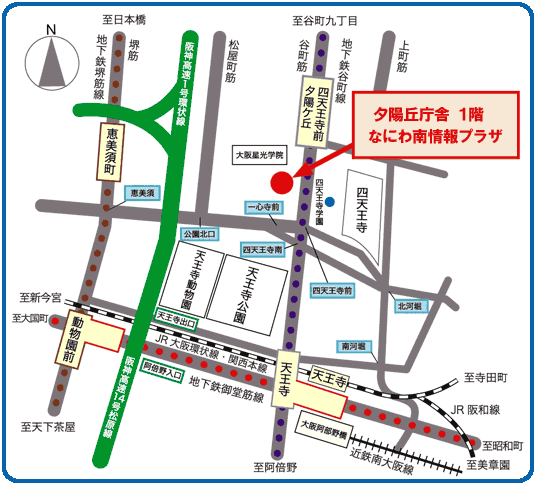 なにわ南地図