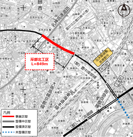 事業箇所の位置図