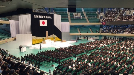 全国戦没者追悼式典の様子