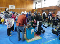 餅つき大会の様子