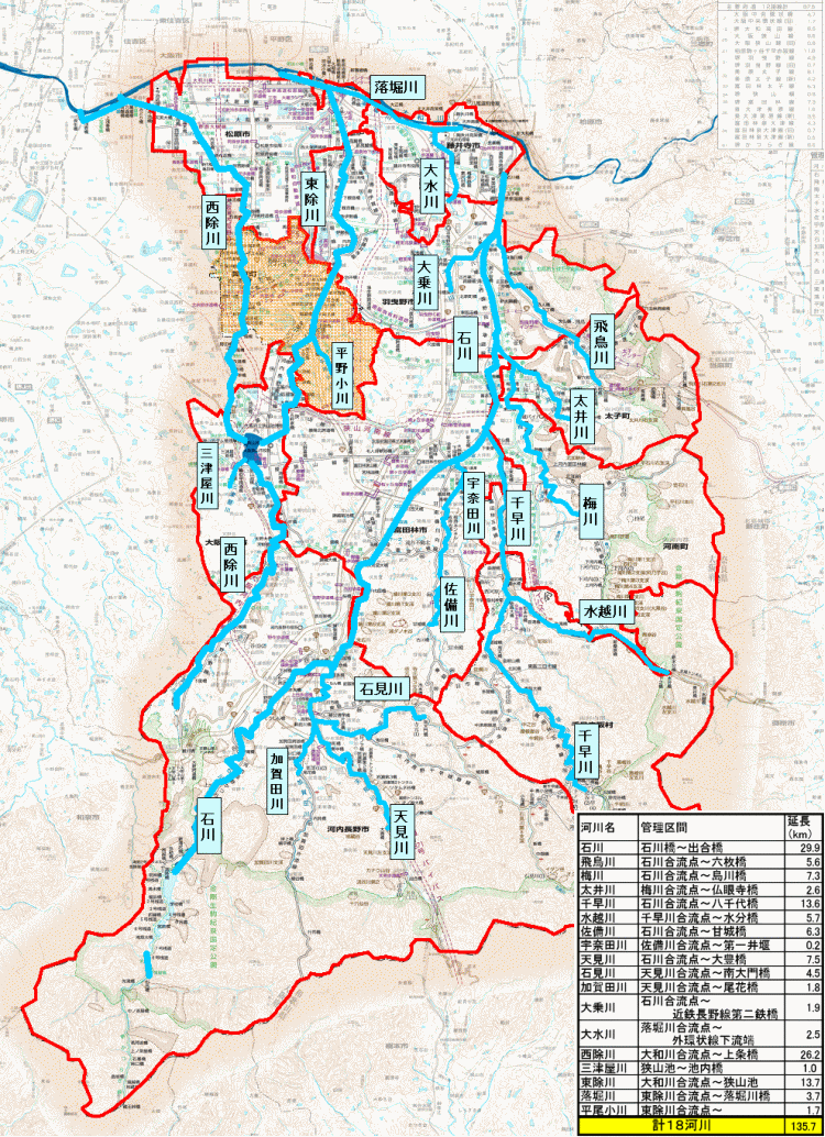 管理河川図