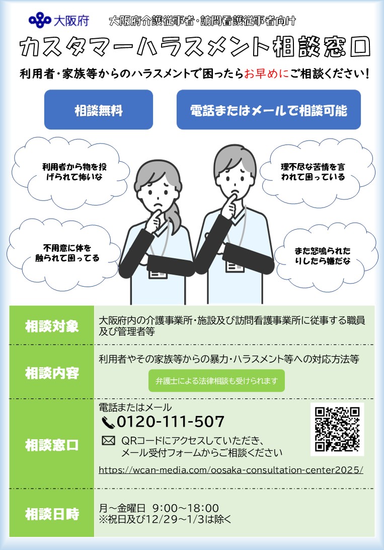 相談窓口表