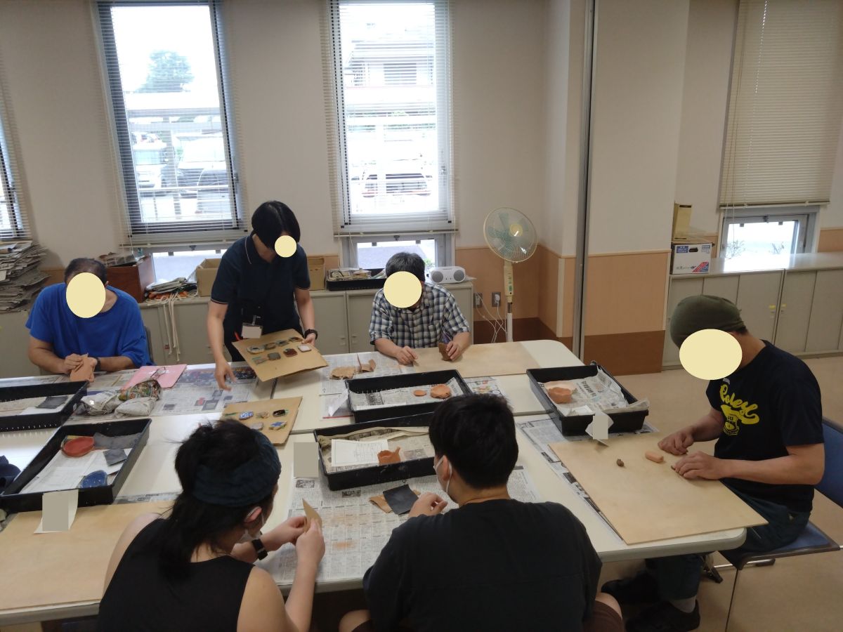 陶芸の様子2