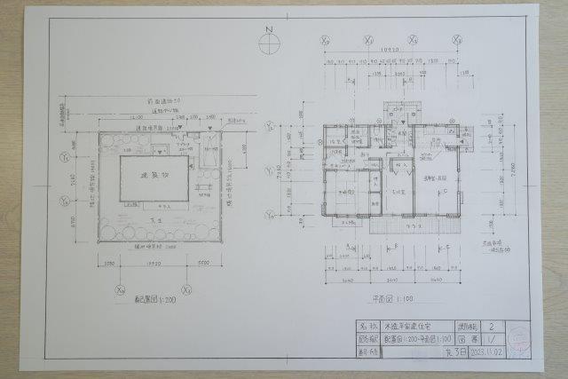 手描き製図作品2