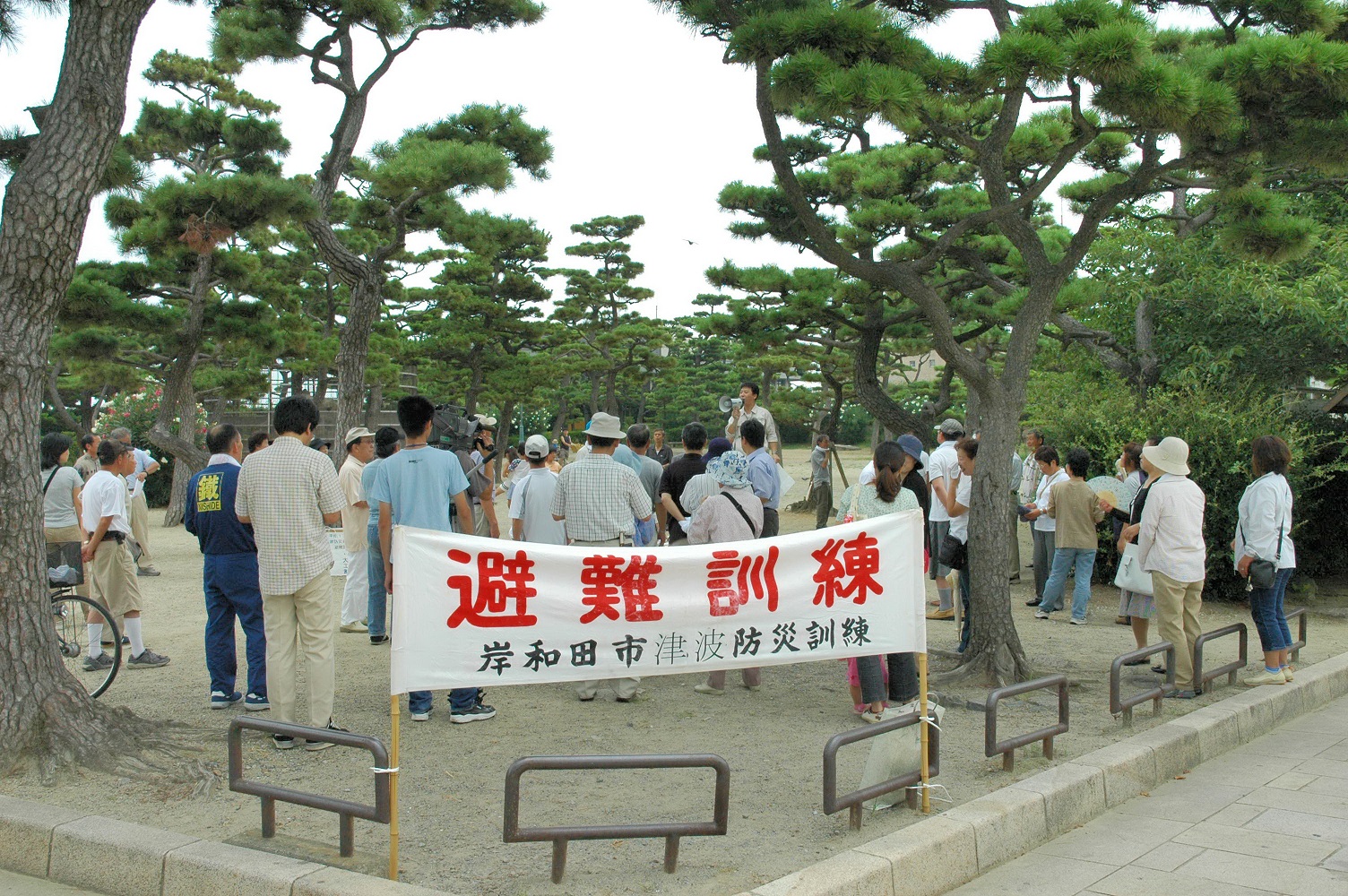 画像です。水防訓練状況の写真