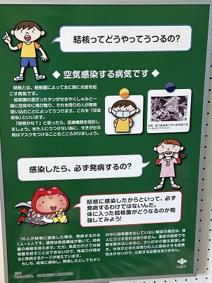 【写真】パネル「結核はどんな病気？」（続き）