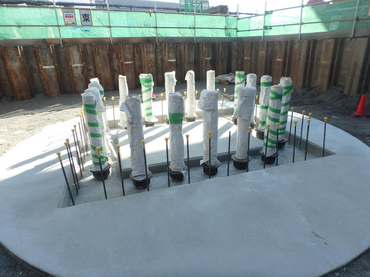 支柱建設工事【荒本西工区その1】01