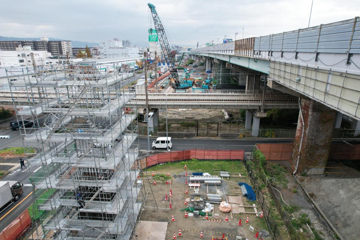 鴻池新田駅（仮称）駅舎建設工事01