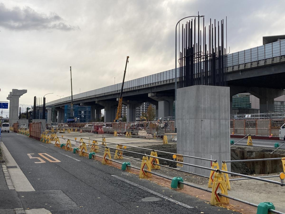 支柱建設工事【西岩田工区】02