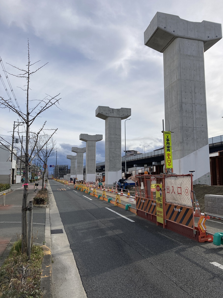 支柱建設工事【西岩田工区】01